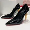 Dress Shoes Nude Unique Rhinestone Pumps Woman Black Luxury Strange High Heels Lady Sexy Wedding