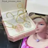 Hänge halsband rosa vita hjärtformade halsband slott halsband flicka rose kvarts barbie halsband smycken tillbehör gåva grossist q240426