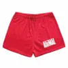 Mäns shorts herrar sommar shorts djur tryck sportbyxor gym löpning shorts bodybuilding byxor herrar muskel träning shorts viktlyftning j240426