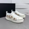 Designerschuhe Canvas Sneaker Star Sneakers Männer Schuh Frauen Plattform Low-Top-Gummi-Trainer Luxus High-Top-Stars Trainer Stoff Schnürfleisch MA-Ladungsstoffe