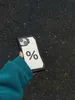 Mobiltelefonfodral Oregelbundna kanter Transparent enkelhetsprocent Skyltfodral för iPhone 15 14 13 12 Pro Max Phone Case J240426