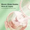 Electric Fans 2024 Clip Fan Mini Fan Silent Portable Dormitory USB Dual Electric Long Life Desktop Fan Cooling Appliances Adjustable