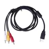 2024 1,5 M USB till RCA -kabel USB 2,0 hane till 3 RCA Manlig täckare Stereo Audio Video Cable Television Adapter Wire AV A/V TV Adapter för TV Audio Video Cable Cable