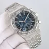 Bekijk diamantencrusted horloge -ontwerper Diamond Men Dames AP aps