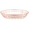 Dinnerware Conjunta Decoração de mesa Fried Chicken Basket Basket Storage Fruit Popcorn Iron Placs Serving