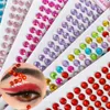 Tattoo Transfer Crystal Rhinestone adesivos acrílico DIY Embelezamento de jóias Gem Diamante para Nails Face Crafts Cards Decoração Auto -adesivo 240427