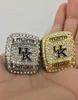 2012 University of Kentucky Wildcats National Ring Set Souvenir Fan Men Gift Whole Drop 6347507