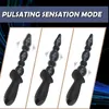 Andra hälsoskönhetsartiklar FALSE PENIS Vibrator Anal Plug Par Prostate Massage Stick Buttocks Silicone Adult Product Q240426