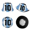 Chapeaux à bord large chapeau seau de seau argentine numéro 10 chapeau de seau pour un football de plage unisexe