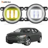 Eemrke LED Fog Lights Assembly 30W/ 40W für Ford Fusion Mondeo MK5 V 2013-2018 mit klarem Lens + Angel Eyes DRL Daytime Running Lights 12V PTF Car Accessoires