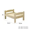 Meble kota drewniane łóżka Pet Cat Furniture 54x42x30cm