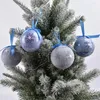 Décorations de Noël Match Mall Scene Scene Disporture Up PEPTATED MEMEME BALL PENDANTS PAPIER DES TREE