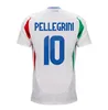 24 25 Bonucci voetbalshirts Jorginho Insigne Verratti Men Kids Football Shirts Chiesa Barella Chitalia Faiellini Pellegrini European Cup Piayer