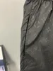 印刷ヴィンテージバギーブラックショーツ苦しみフランスファッションヒップホップレトログラフィック刺繍バギーメン女性ハイウエストワイドレッグショーツ