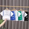 Clothing Sets New Kids Summer Clothing Toddler Children Boy Short Sleeve Cartoon Letters T-shirt Pants Fashion Infant Clothes Set Tracksuit