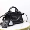 مصمم الأوبو Bag B Family City Neocadole Locomotive Bag Womens Le Cagole Leather Leath