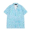 T-shirt Designer z krótkim rękawem Summer New Men's Casual Shirts koszulka Wysokiej jakości swobodny moda męska rękawa klapowa 100%