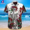 Chemises décontractées pour hommes Mens 3d Roméo et Juliette Hawaiian Vacances d'été Hawaii Shirt Single Poit