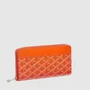 Portafoglio a portafoglio di portafoglio di design del designer di Matignon Pulsimi a catena a quadri zipper in metallo da uomo portafoglio di alta qualità in pelle argentata per latta in pelle multicolore TE019 C4