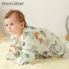 Sacs en bas âge en tout-petit sacs de couchage d'hiver Pyjamas de coton chaud pour bébé