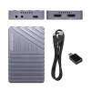 Spelare USB3.1 Thunderbolt Game Streaming Equipment Live Broadcast 2160p obs vmix 4k Dual HDMI Video Capture Card Box Grabber Dongle