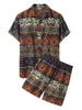 Гавайская костюма рубашка мужчина рубашки высококачественные бренды мужские футболки мужчина мужская одежда мода мода блузки социальные поло 240415
