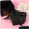 Geschenkwikkel Hartgevormde originaliteit met handgeschenken Der Box Lipstick per boogset Verpakking Portable Paper Case 101 E3 Drop Delivery Ho Dhlrw