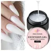 Rencontre à ongles Rencontrez à travers Milky Whik Clear 8 ml Extension Gel Nail Gel Polon pour ongles français Art Manucure Semi Permanent UV Vernis Tips Tools Y240425