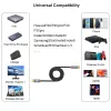 Tillbehör USB 3.2 Data CORD PD240W SUPER FAST LADDING KABLER 20 GBPS Typ C till C Wire Cable för Xiaomi Samsung Huawei MacBook iPad