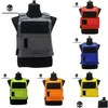 Herenvesten Veiligheidsbewaker Anti-Stab Tactical Vest met twee schuimplaat Militaire miniatuurjacht verstelbare schuifbanden 220507 Dr Dhwxt