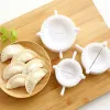 Moulds 3PCS 7CM/8CM/10CM Kitchen Dumpling Molds Plastic Dough Press Dumpling Mould Home Kitchen Cooking Pastry Tools Dumpling Maker