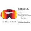 Lunettes de ski magnétique lunettes hivernales Snow Snowboard Goggles antifog UV Protection Snow Masque en moto