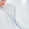 Mesa de tela de vidrio suave de vidrio suave 1.5 mm PVC suave manta texturizado impermeable cubierta de mesa rectangular cojín de mesa impermeable a impermeabilización 240426
