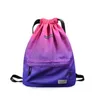 Drawstring Waterproof Unisex Large Capacity Bag Gym Shopping Sport Backpack