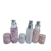 Nuevas botellas de perfume de perfume de vidrio mini de diamante portátil de 10 ml Bottada de aerosol Bottados de atomizador de contenedores cosméticos vacíos para Travelfor