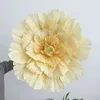 Flera storlekar Bröllopsblomma stort siden Artificial Peony Head Giant Flowers For DIY Bakgrund Väggdekoration 240422