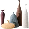 Vase Nordic Morandi Ceramic Flower Vase Home Descoration Art Plant Desk Hydroponics Decor Porcelain