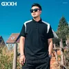 Polo's voor heren GXXH Zomer Polo Shirt Fashion Hoge kwaliteit 63% katoen 80-140 kg Casual mannelijk merk Kleding XXL-7XL