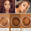 Pulver 30g 8Color Makeup Loose Setting Powder Matte Mineral Concealer Finishing Bronzer Contour för svart mörk hudmakeup