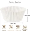 Formar 100300 st cupcake Liners Standard 2in pappersbakningskoppar Muffin Liners Cupcake Wrappers Creasproof Muffin Cups for Weddings