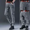 Herren Jeans Designer Kleidung Herbst Herbst Korean Fashion Herren Elastizität STIME VERSATILE Jugend Slim männliche Skinny Jeans Hosen Hosensl2404