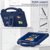 Case Kids Eva Ayı Samsung Galaxy Tab A9 için Stand Vakası 11 "SMX216B Galaxy Tab A9 8.7" 2023 SMX115N S9 Şok geçirmez Tablet Kapak