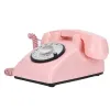 Accessories Retro Landline Phone Vintage Old Fashioned Telephone Classic Rotary Dial Telephone Fixed Wired Phones for Home Office Hotel