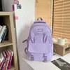 Rugzak mode nylon rucksack waterdichte jongen meisje boekzak voor tieners middelbare school schooltas zwarte mochila vrouwen