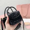 Top Quality Designer Bag Handbags Wander Matelasse Totes Pink Wallet Miui Underarm Tote Fashion Wallet Basket Women Tote Bags Leisure Shoulder Bags