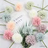 Gedroogde bloemen Kunstbloemen Hydrangea Bouquet Bruiloft Decoratie Fake Flower Craft Home Room Vaas Decor Accessoires Center Tafel ornament