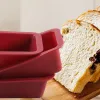 Vormen siliconen bakvormen anti -aanbak rechthoekige cake pannen mini brood pan eenvoudig losgelaten brood toast mal keuken accessoires gebakgereedschap