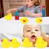 Sable Player Water Fun 20/10 Toys Baby Jouets Small Srop Sque Squelf Rubber Duck Soupps Sound Bath Duck Duck Fun Childrens douche Toy Q240426