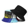 Wide Brim Hats Bucket Hats 2024 Fashion Summer Paisley Print Fisherman Hat Reversible Harajuku Bucket Hats For Women Men Street Hip Hop C Fishing Hat J240425
