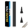 Hot Sale Beard Filling Pen Kit Beard Enhancer Brush Beard Coloring Shaping Tools Waterproof Black Brown Hair Pencil Man Cosmetic
